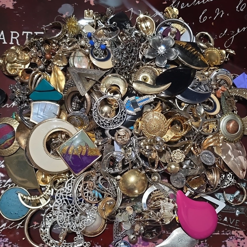 Craft Lot Of Earrings